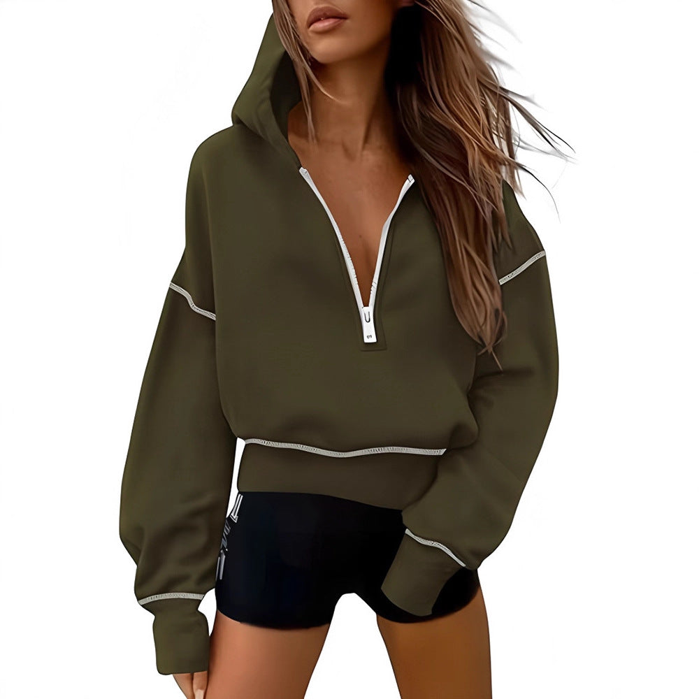 Damen Sportliche Kapuzenpullover EB