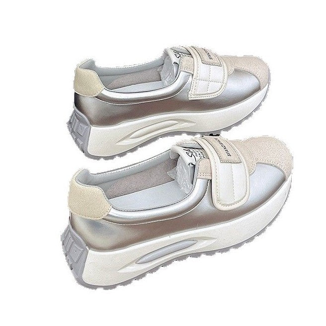Damen Modische Sneakers im trendigen Plateau-Design EB