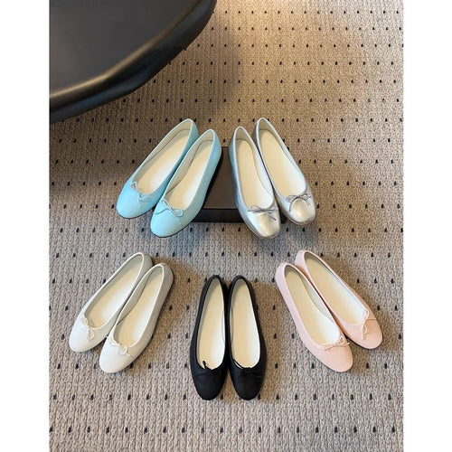 Damen Ballerinas mit raffiniertem Schleifen-Detail und komfortablem Fußbett EB