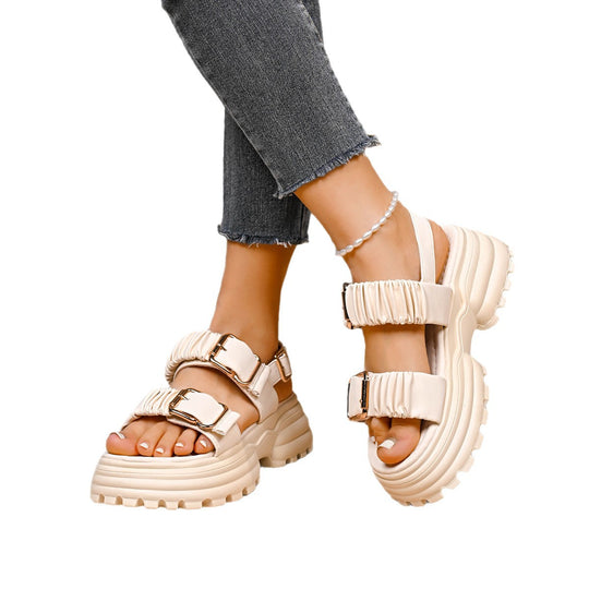 Damen Plateau Sandalen EB