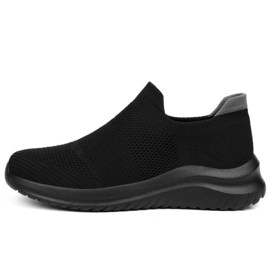 Damen Atmungsaktive Slip-On Sport Sneakers mit elastischem Tragegefühl EB