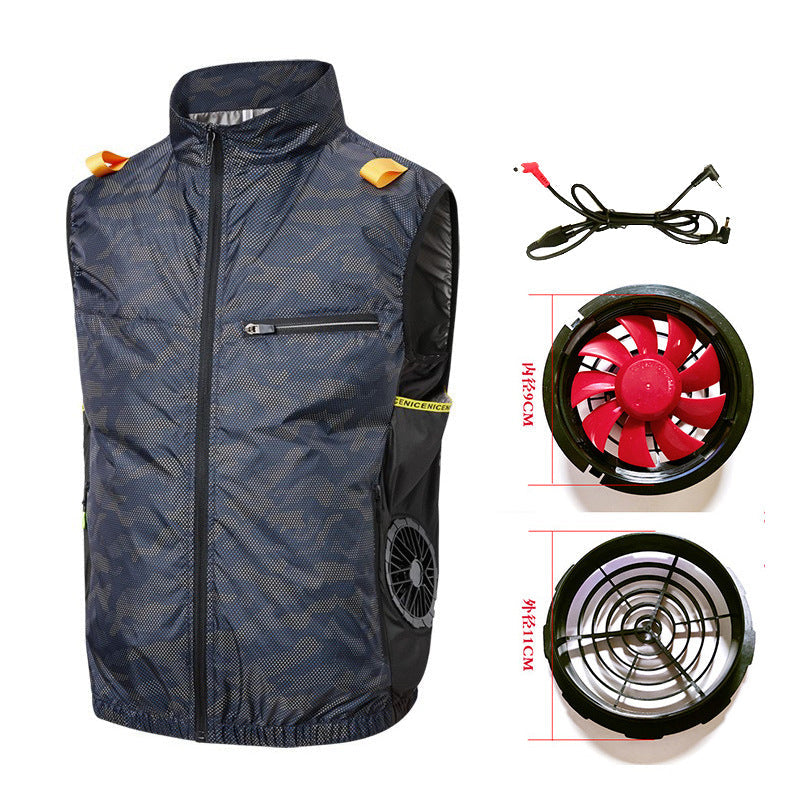 Herren innovative Outdoor-Weste mit integrierter Kühltechnologie R&B