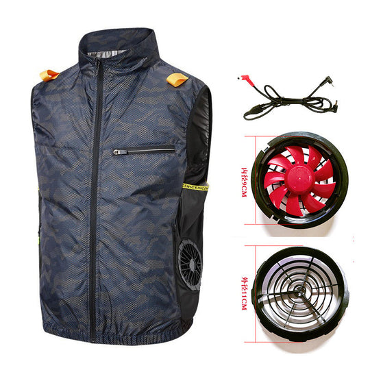 Herren innovative Outdoor-Weste mit integrierter Kühltechnologie R&B