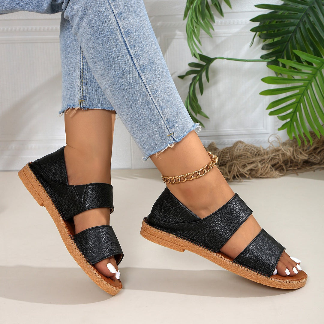 Damen komfortable und stylische Riemchen-Sandalen EB
