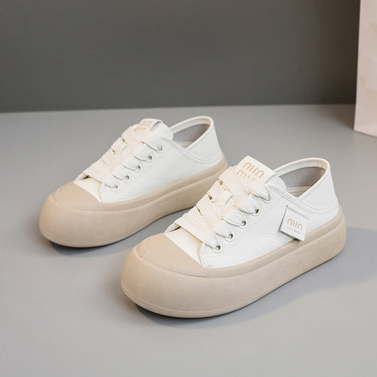 Damen sportliche Sneaker mit moderner Plateau-Sohle EB