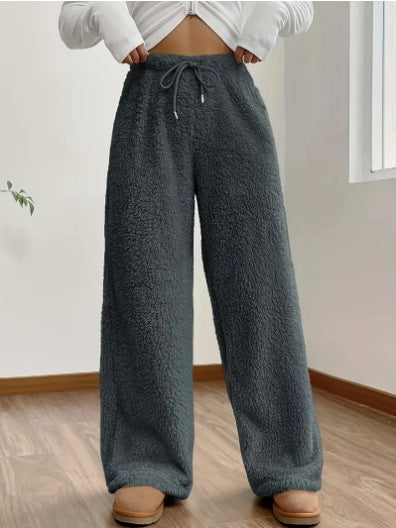 Damen Plüschstoff Freizeithose EB