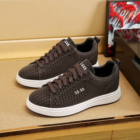 Damen Sneakers mit geflochtenem Obermaterial und rutschfester Sohle EB