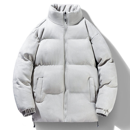 Damen wattierte Überjacke mit hohem Kragen und weichem Innenfutter EB