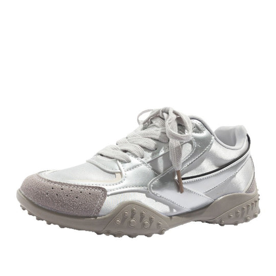 Damen Sportliche Sneakers mit atmungsaktiver Oberflächenstruktur und rutschfester Sohle EB