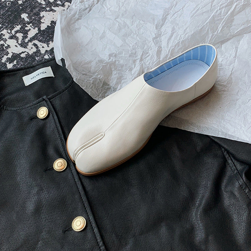Damen modische Slipper mit glänzender Oberfläche und bequemem Schnitt EB