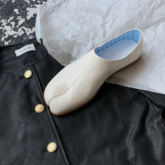 Damen modische Slipper mit glänzender Oberfläche und bequemem Schnitt EB