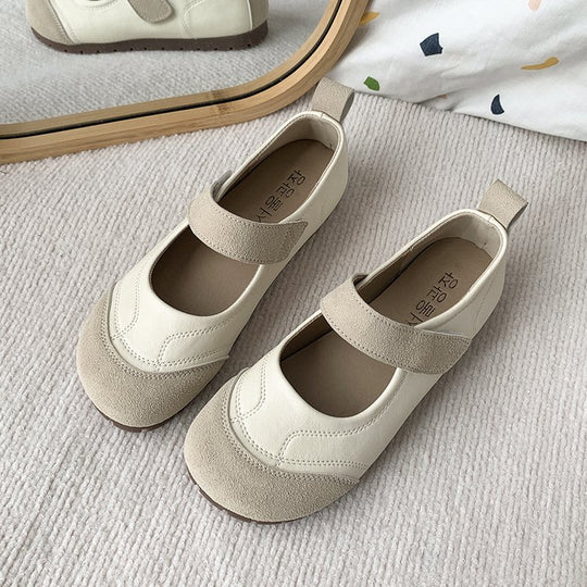 Damen elegante und komfortable Ballerinas mit verstellbarem Riemen EB