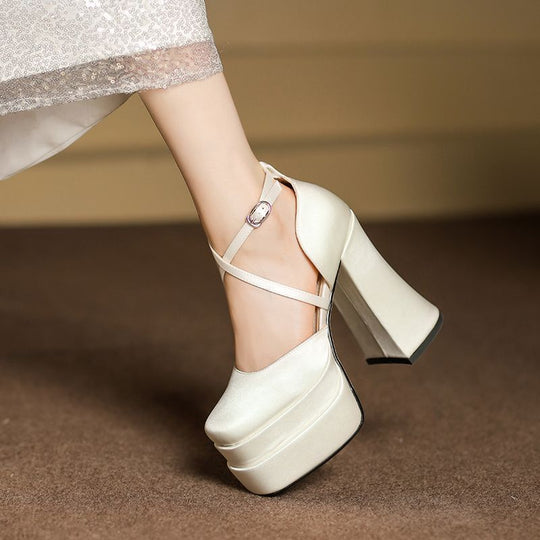 Damen High Heel Plattform Pumps EB