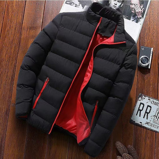 Herren nan gesteppte Thermojacke mit hohem Stehkragen und wasserabweisender Außenhülle EB