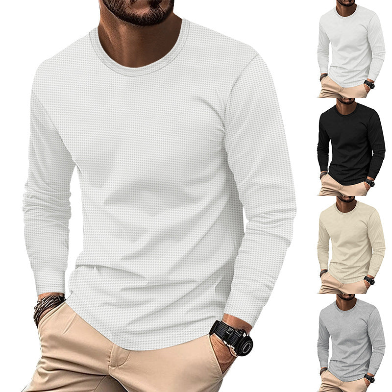 Herren nan strukturiertes Waffel-Langarmshirt aus Thermo-Jersey EB