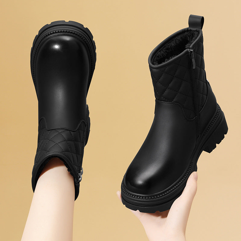 Damen Winterboots mit weichem Innenfutter und robustem Außenmaterial EB