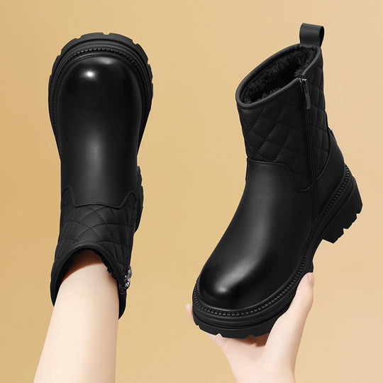 Damen Winterboots mit weichem Innenfutter und robustem Außenmaterial EB
