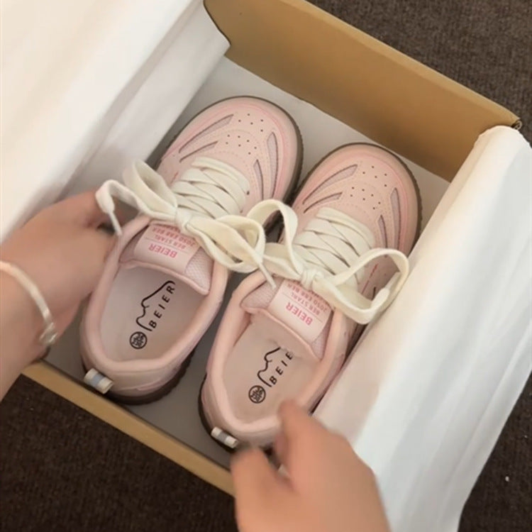 Damen Sportliche Lauf-Sneaker mit atmungsaktiver Mesh-Oberfläche und dämpfendem Sohlenprofil EB