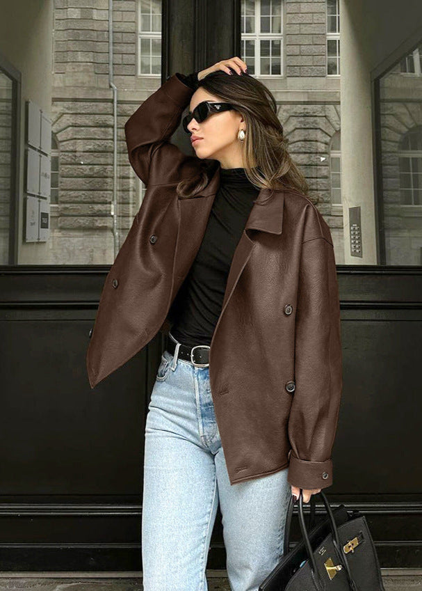 EB | Übergroße Doppelt breasted Jacke