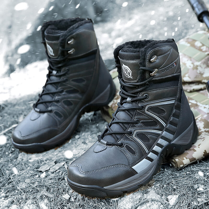 Damen Isolierte Winterstiefel mit rutschfester Sohle und wärmendem Innenfutter EB