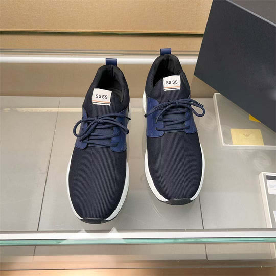 Damen Sportliche Sneakers mit atmungsaktiver Oberflächenstruktur und rutschfester Sohle EB
