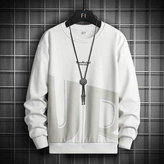 Herren lässiger Sweatshirt mit modischem Design EB