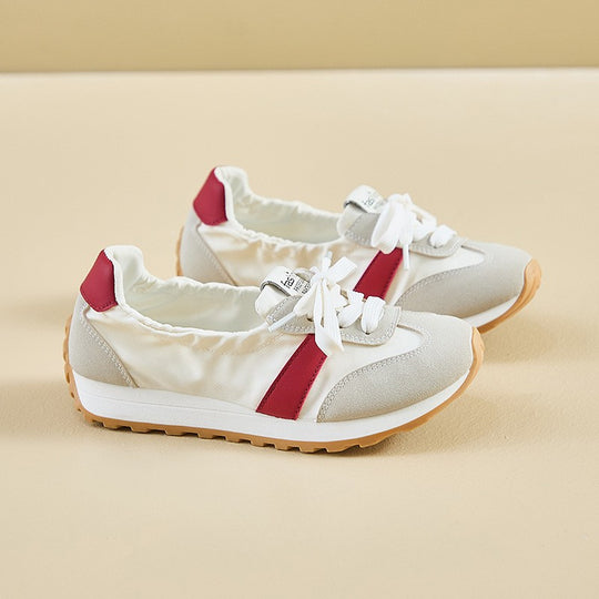Damen Bequeme Lauf-Sneaker mit elastischem Schuhkragen EB