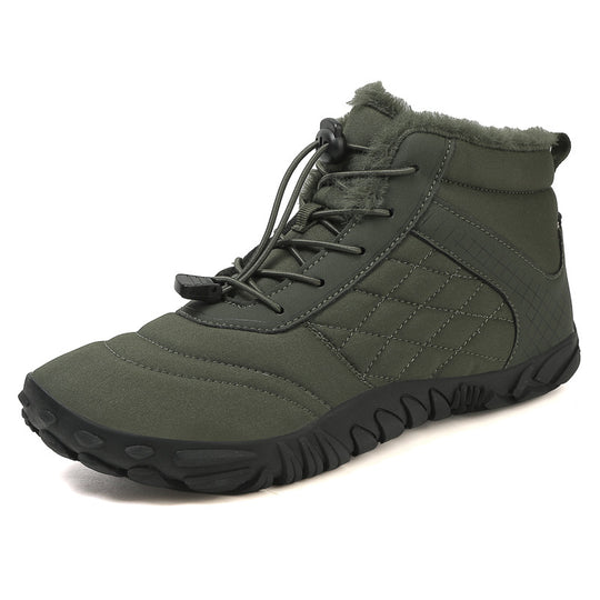 Damen Warme Outdoor-Stiefel mit rutschfester Sohle und praktischem Schnellschnürsystem EB