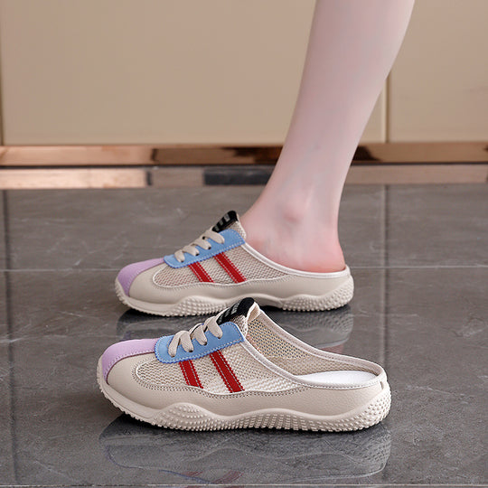Damen Freizeit Sneakers mit atmungsaktiver Mesh-Oberfläche und rutschfester Sohle EB