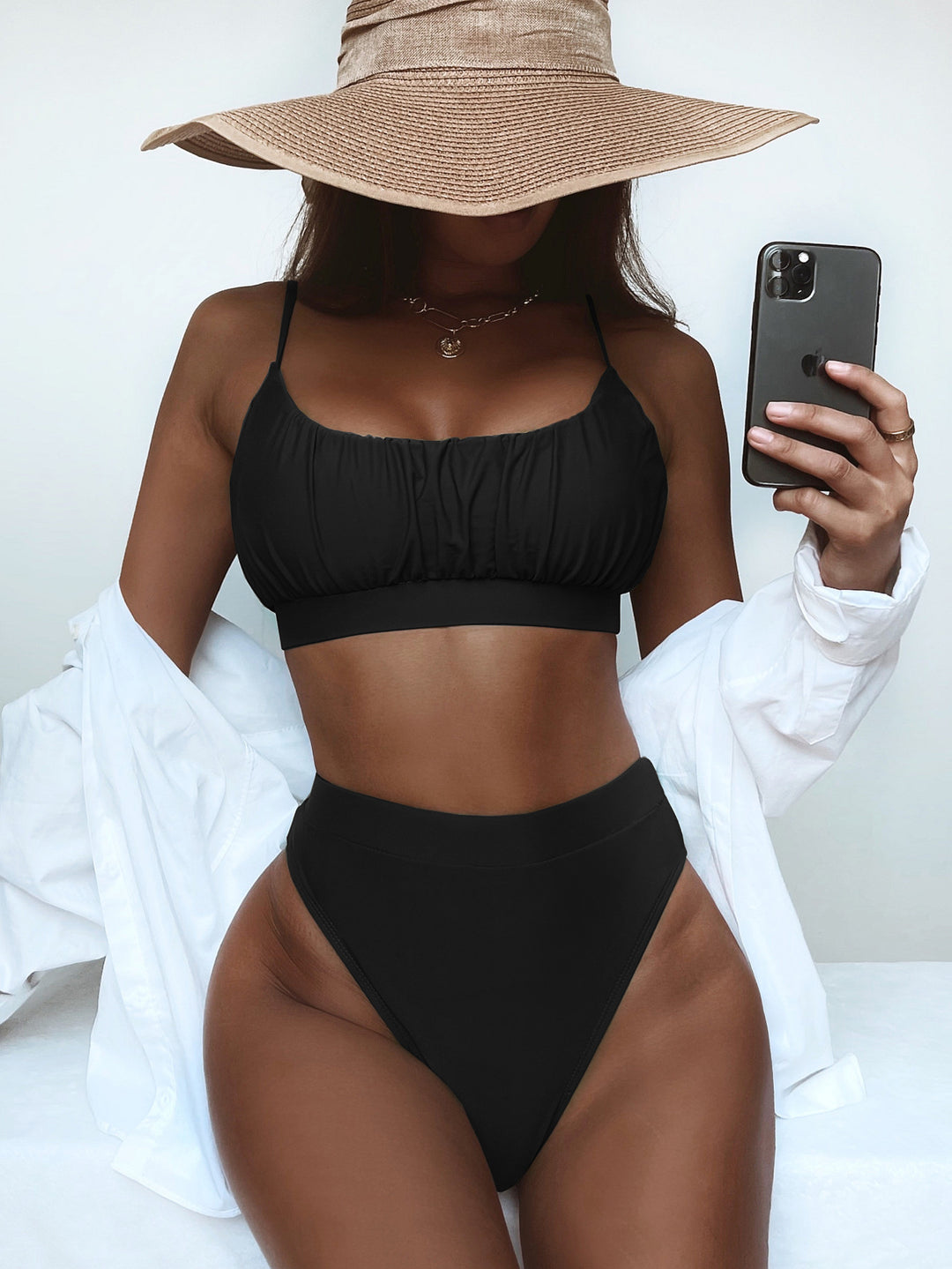Damen Hochgeschnittener Bikini EB