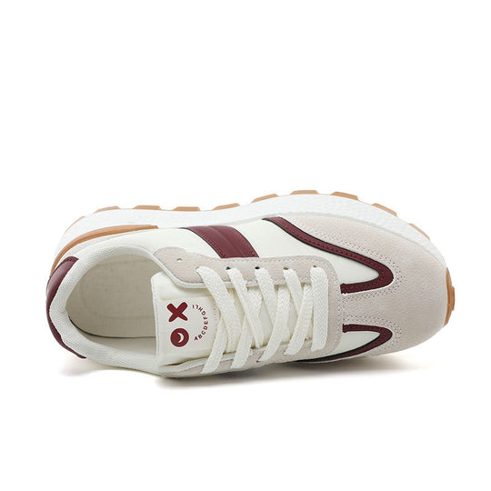 Damen Sportliche Sneakers mit dämpfender Laufsohle und atmungsaktivem Mesh-EB