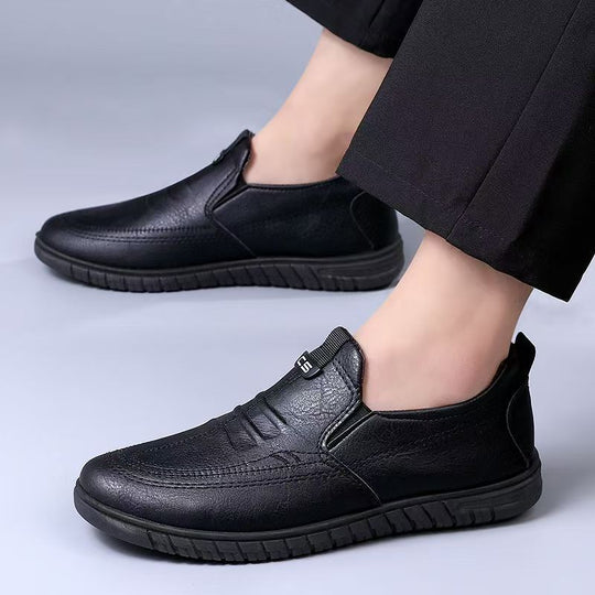 Damen elegante Slipper aus hochwertigem Leder EB