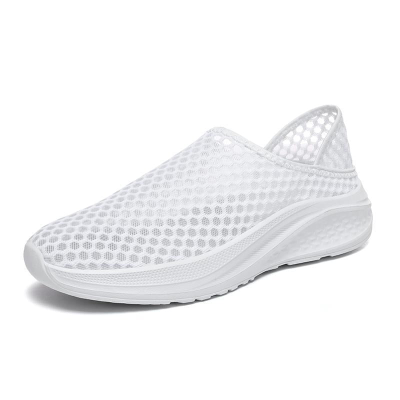Damen Atmungsaktive Slip-On Sneakers mit flexibel anpassbarem Mesh-Obermaterial EB