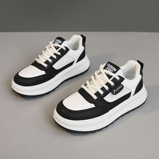 Damen modische Sneakers mit dämpfender Laufsohle und atmungsaktiver Oberflächenstruktur EB