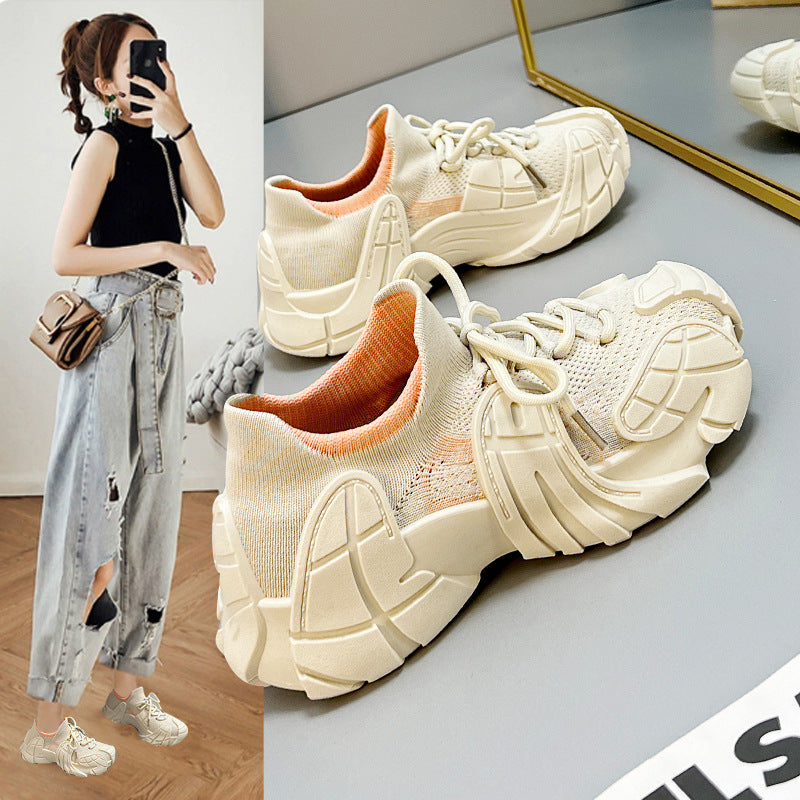 Damen sportliche Lauf-Sneaker mit dämpfender Sohle und flexiblem Design EB