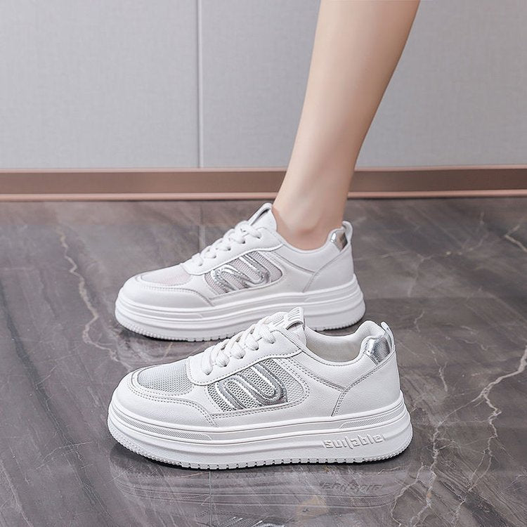 Damen Sneaker mit rutschfester Sohle und atmungsaktivem Mesh-Obermaterial EB