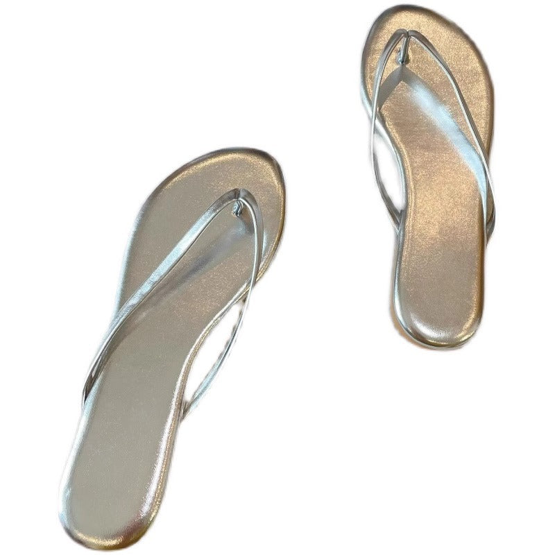Damen Zehentrenner-Sandalen mit ergonomischem Fußbett und flexiblen Riemen EB