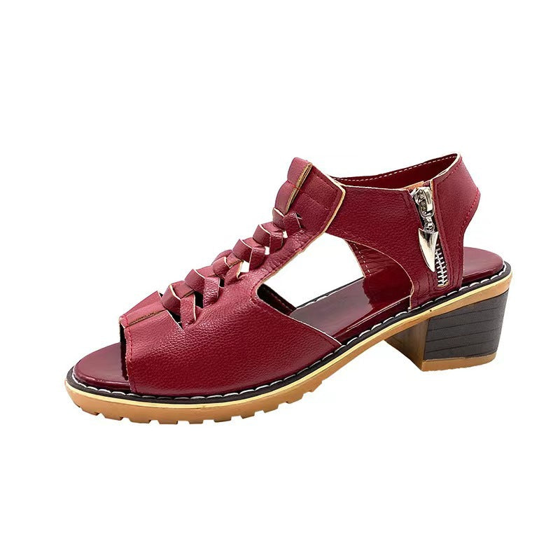 Damen Stylish Offene Sandalen EB