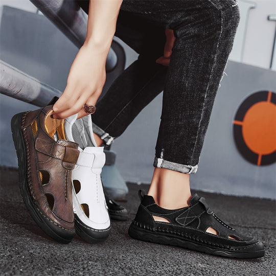 Damen Bequeme Freizeitsandalen mit atmungsaktivem Design und verstellbarem Riemen EB