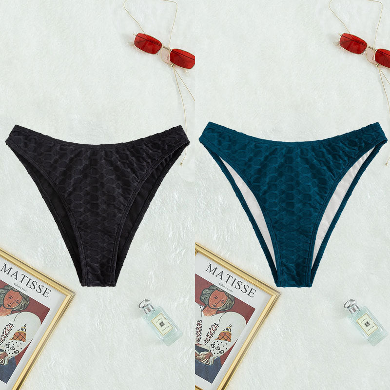 Damen Bikinislip mit modernem Texturmuster EB