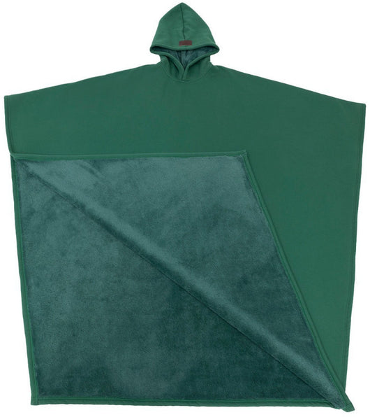 Unisex nan extra-großer Kapuzen-Poncho Kuschelüberwurf mit Mikrofleece-Innenfutter und Thermo-Wärmespeicher EB