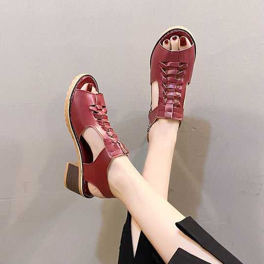 Damen offene Riemchen-Clogs mit bequemem Fußbett und rutschfester Sohle EB