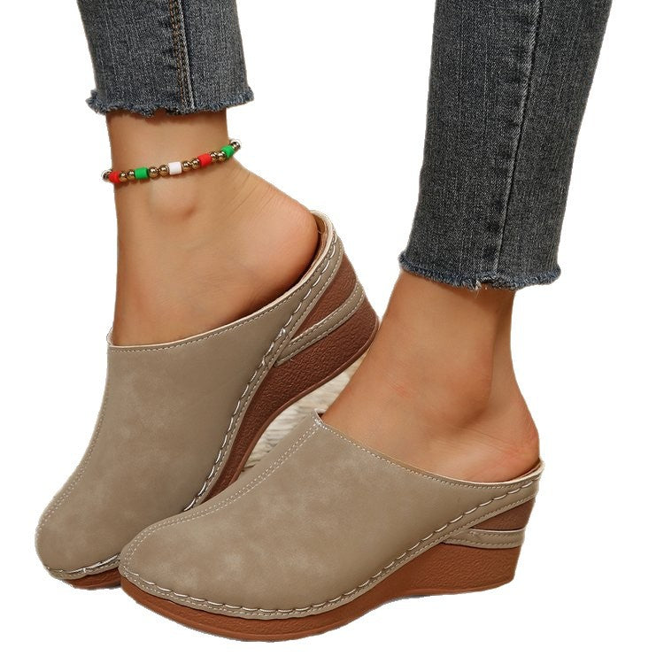 Damen Clogs mit modernem Camouflage-Design und bequemer Fußbettung EB