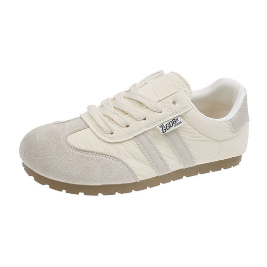 Damen Sportliche Sneaker aus hochwertigem Wildleder mit stabiler Sohle EB