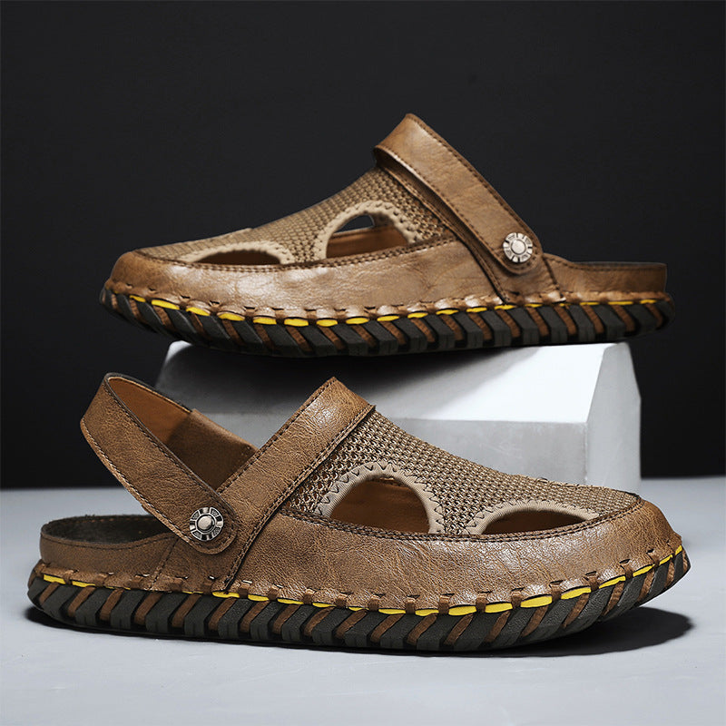Damen Freizeit-Sandalen mit atmungsaktiver Netzstruktur und rutschfester Sohle EB