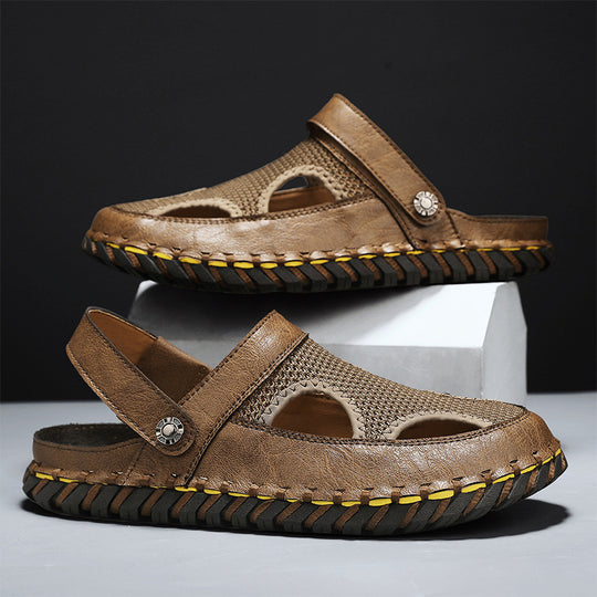 Damen Freizeit-Sandalen mit atmungsaktiver Netzstruktur und rutschfester Sohle EB