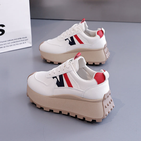 Damen Chunky Sneakers mit rutschfester Sohle und komfortablem Dämpfungssystem EB