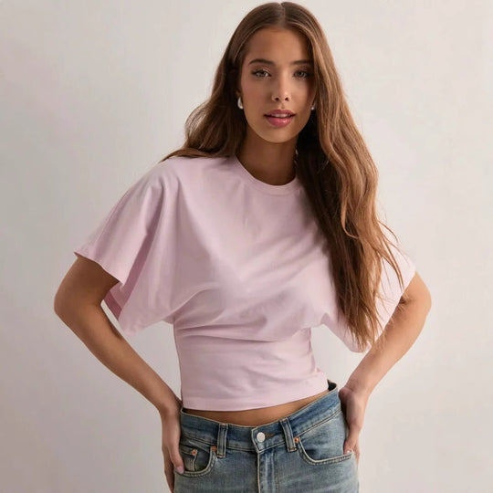 Damen Bequemes Oversized T-Shirt mit modernem Schnitt EB