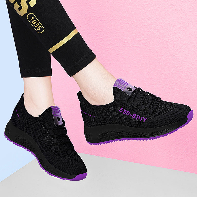 Damen Atmungsaktive und flexible Laufschuhe mit dämpfender Sohle EB