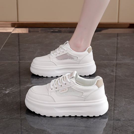 Damen Chunky Sneakers mit atmungsaktiver Mesh-Oberfläche und dämpfendem Komfort EB